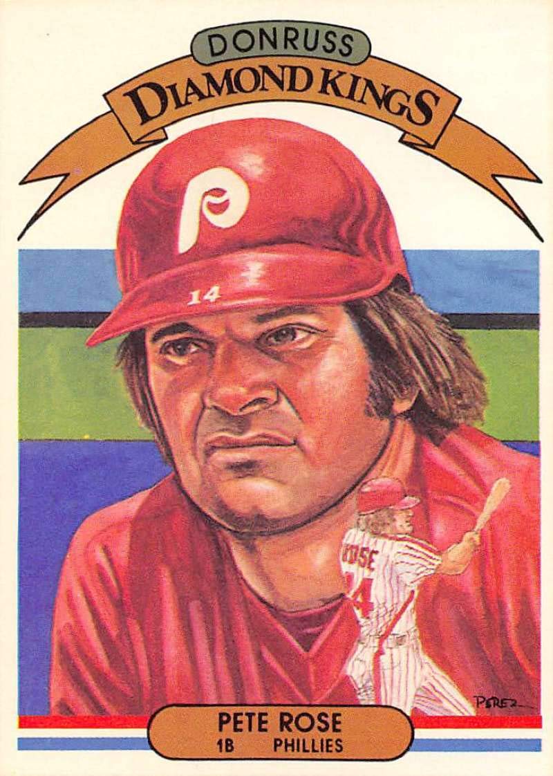 Amazon.com: 1982 Donruss Baseball #1 Pete Rose Philadelphia
