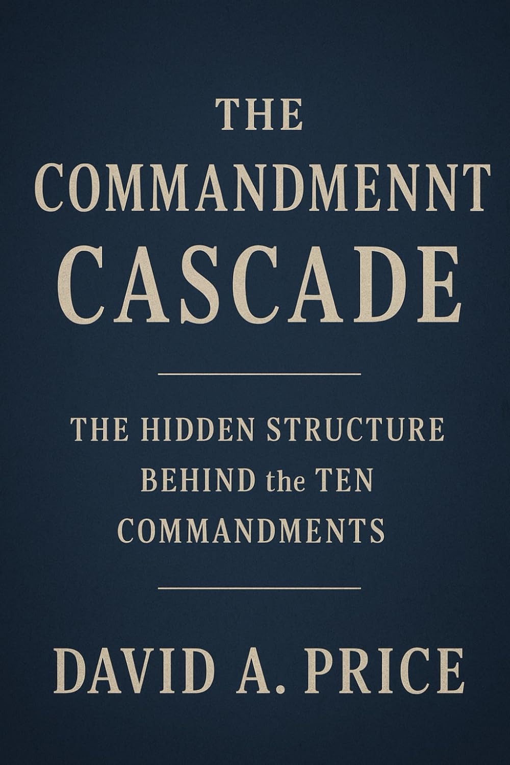 The Commandment Cascade: The Hidden Structure Behind the Ten Commandments