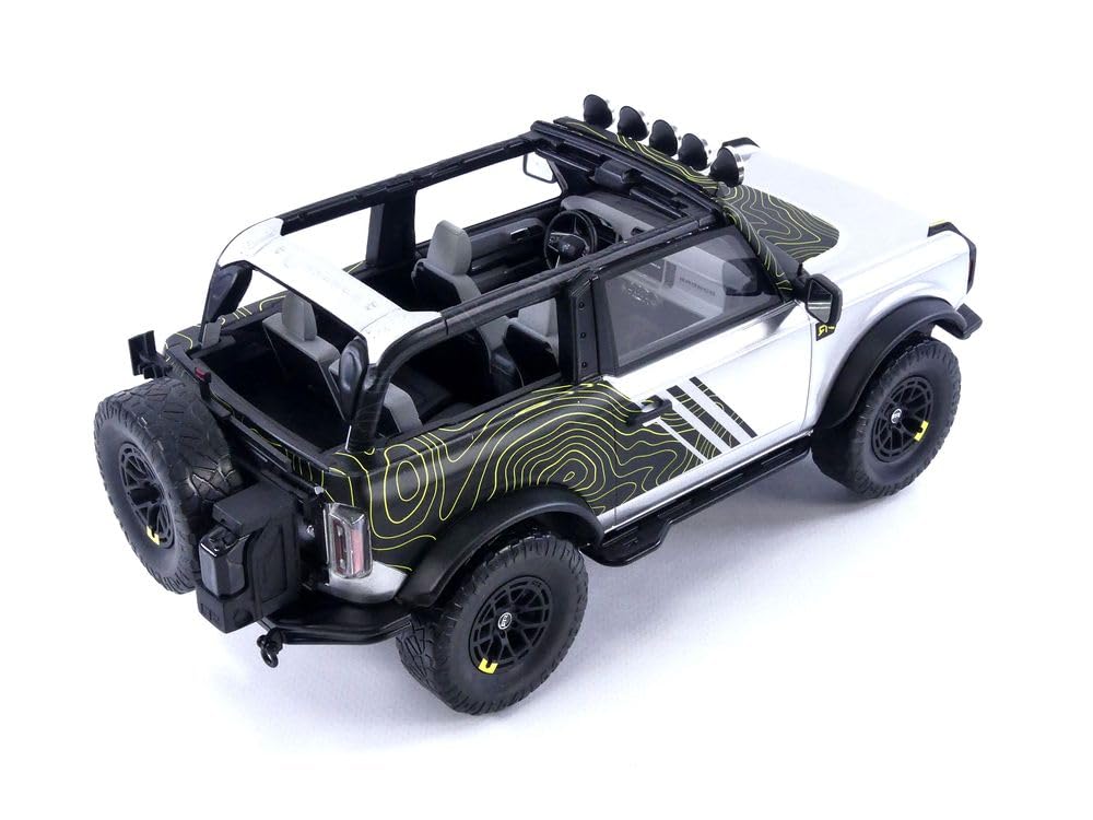 ミニカー GT SPIRIT 1/18 2022 Ford Bronco RTR GT-SPIRIT 1:18 Ford Bronco Wildtrak Open Top Baujahr 2022