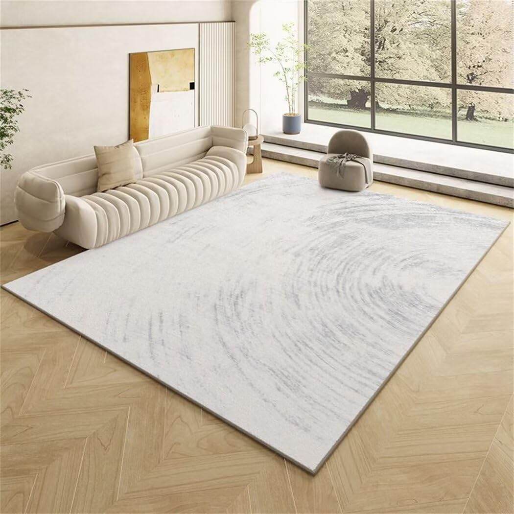 Tapis de sol gris 200x300cm pour grand salon et chambre à coucher