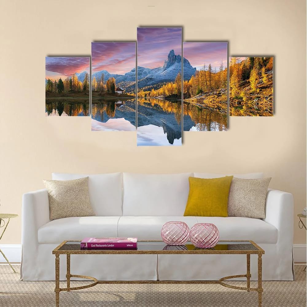 Affiche de décoration murale d'art grand format Dolomites 5 pans - 7