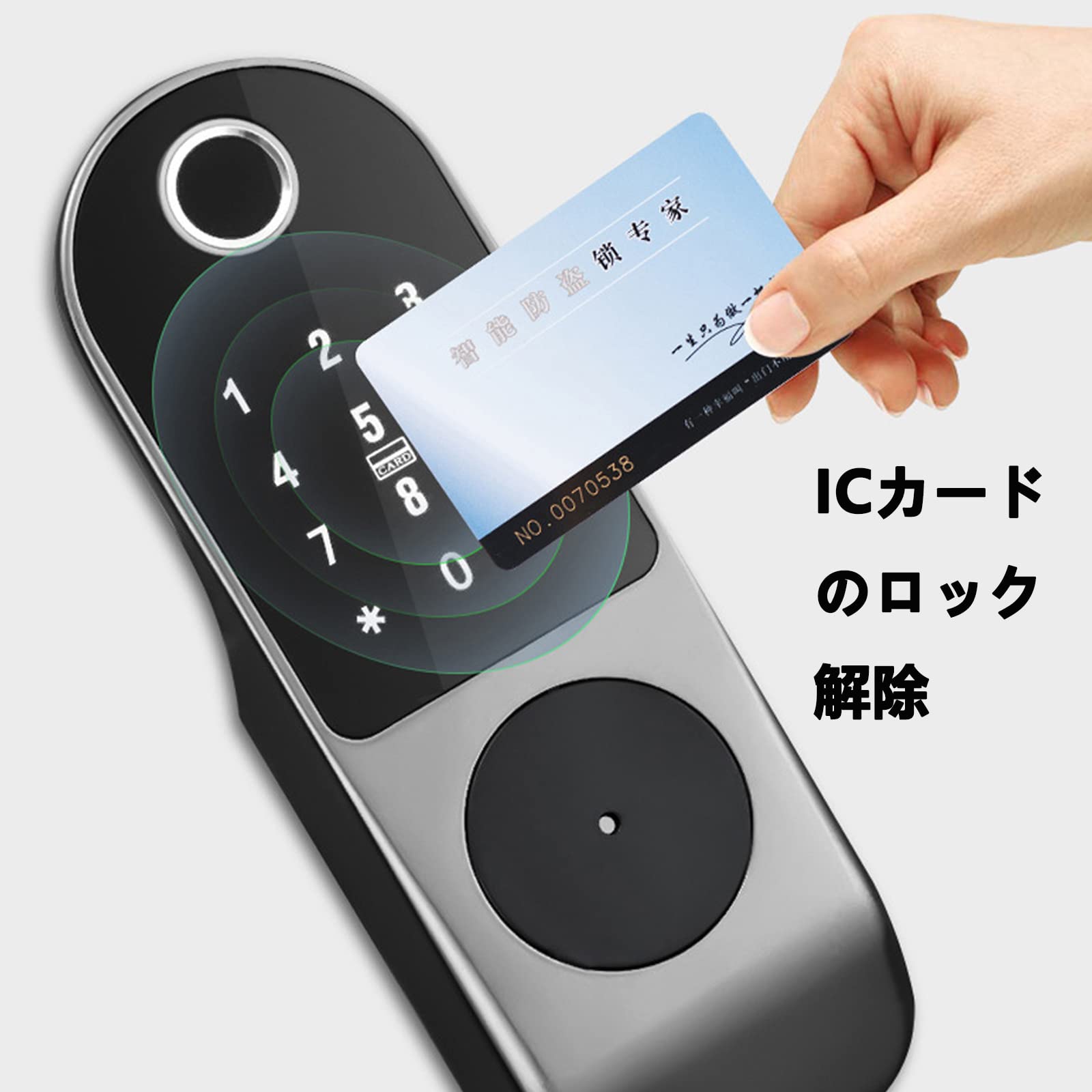 Amazon.co.jp: スマートロック タッチスクリーン スマートドアロック 