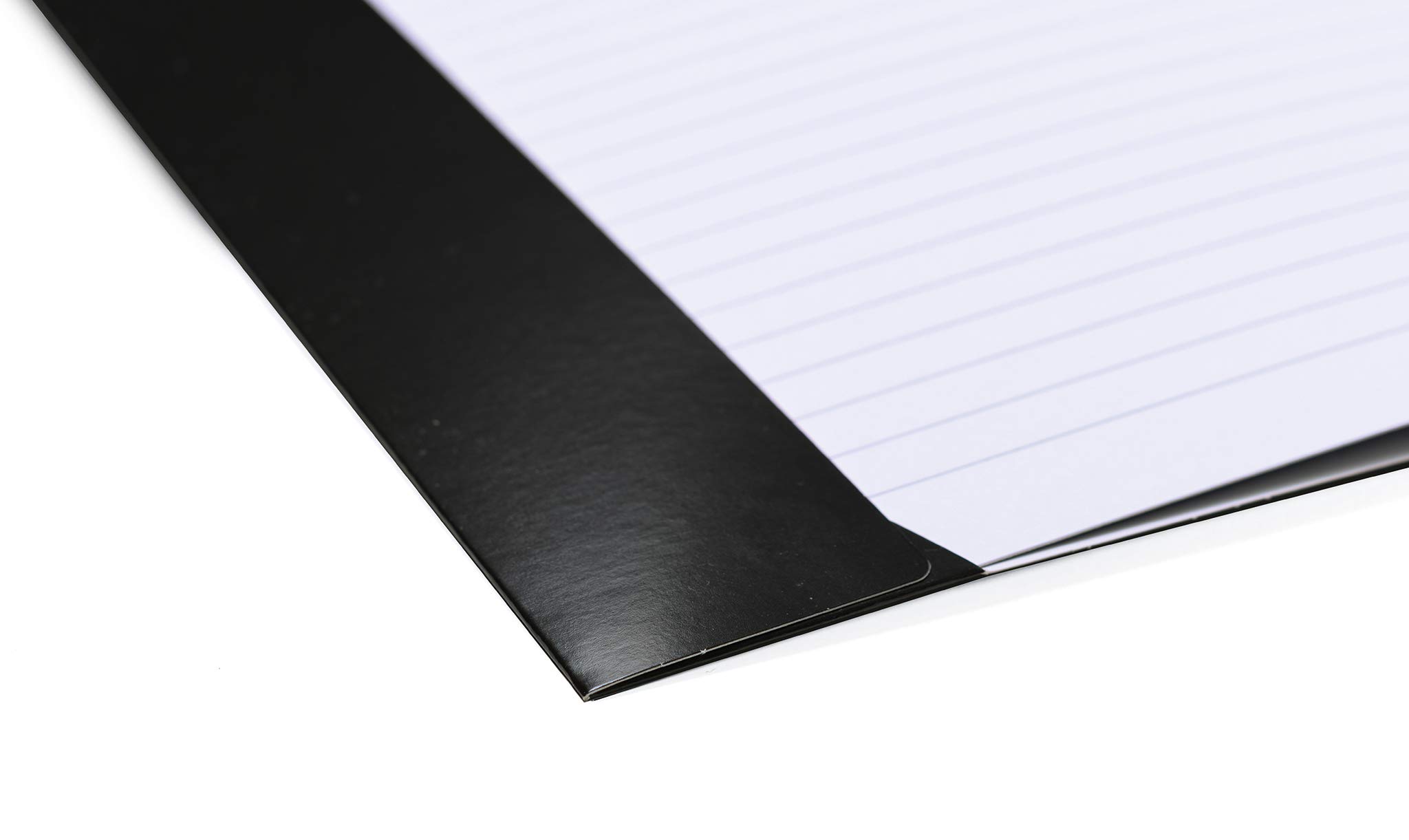 HERMA Cardboard Exercise Book Cover A4, with inscription field, made of extra-strong cardboard, slip on cover jackets for school black - Image 3