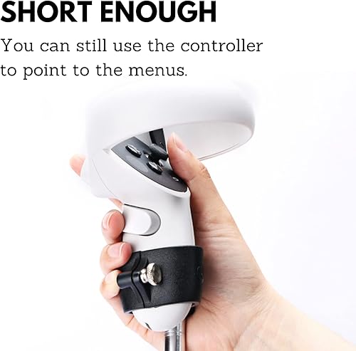 Miniatura 5 de Extension VR Golf Club Handle Grips for Oculus Quest 2 Controller Accessories Sturdy Attachment Enhanced Golf Gaming Experience 2pcs