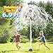 Skirfy Sprinklers for Yard Rocket Outdoor Water Toys for Kids, Rocket Design Powered Lift Off 9-16ft & Spin, Summer Garden Water Play Toys & Birthday Gift for Girls Boys Age 3-12 Year Old