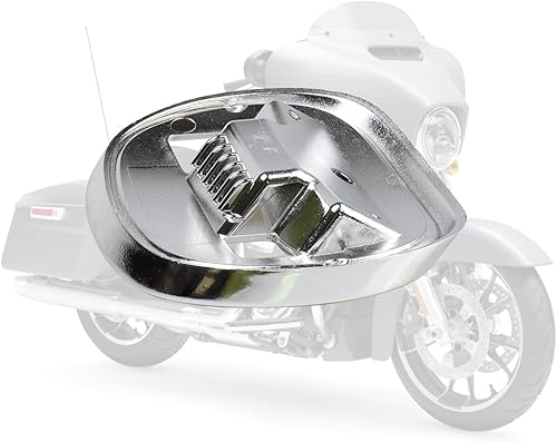 Miniatura 3 de Repuesto de placa base de luz trasera compatible con Harley Touring Road King Dyna Low Rider Electra Glide Heritage Softail Fat Boy 68296-99A, cromo