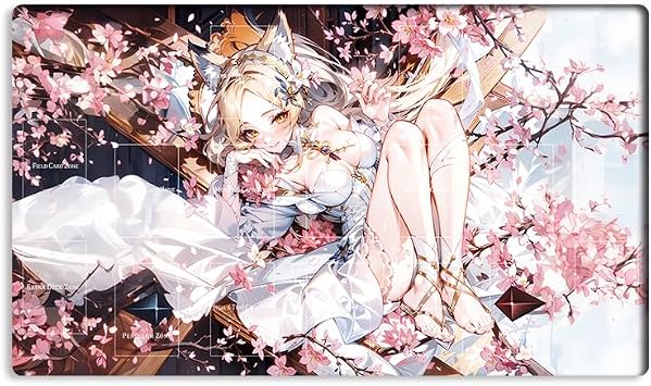 New Mlikemat Playmat Ash Blossom & Joyous Spring TCG CCG OCG Trading Card Game Mat with Zones + Free Bag ZD039-771-A