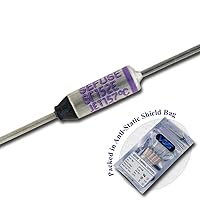 Vista 1 de SF152E SEFUSE, fusible térmico NEC grado C 157 (10 amperios, 250 voltios). Paquete x 5 unidades.