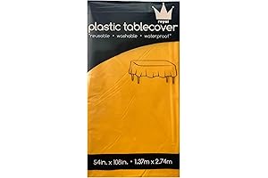 ROYAL7 Yellow Tablecloths for Parties