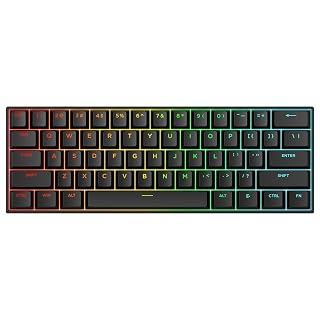 MCHOSE Ace60 Pro HE Tastatur 8000Hz Rapid Trigger, 0,01 mm RT-Genauigkeit, Kabelgebundene 60% RGB Gaming Tastatur mit Magnetschalter, Verstellbare Auslösetiefe, SOCD und Snap Key, Schwarz - Amazon product rated Grade A