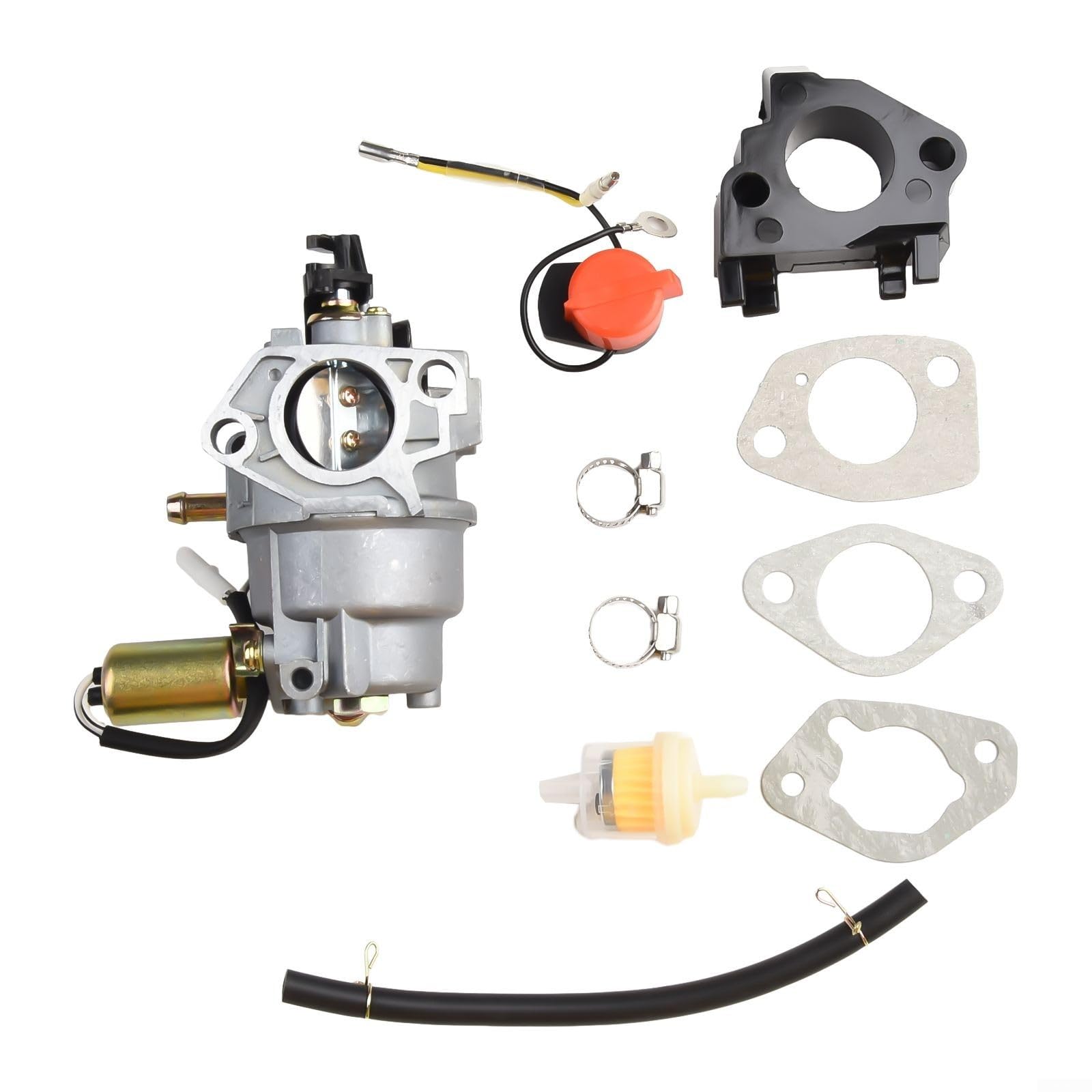 Carburateur de rechange pour moteur 547CC - Mélangeur de carburant pour Troy pour tracteur XT1 LT42, tondeuse à gazon pour kit de carburateur avec joints et filtre, jardin