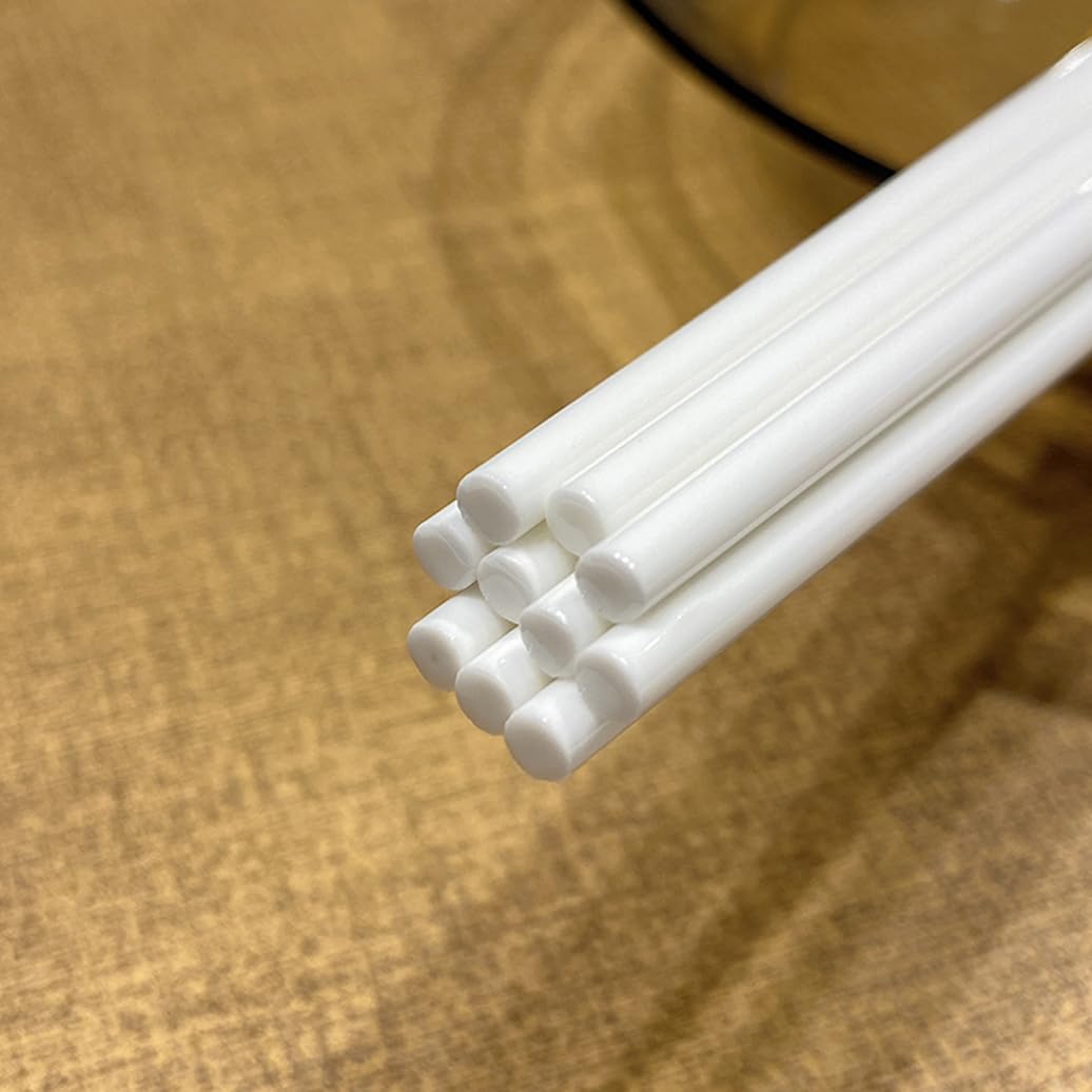 ZHOUXIAO Juego De Palillos De Porcelana Azul Claro, Palillos De Regalo Reutilizables, Palillos De Cerámica De Cerámica De Hueso De Alto Grado, Palitos De Corte Coreano Chinos 10 Pairs