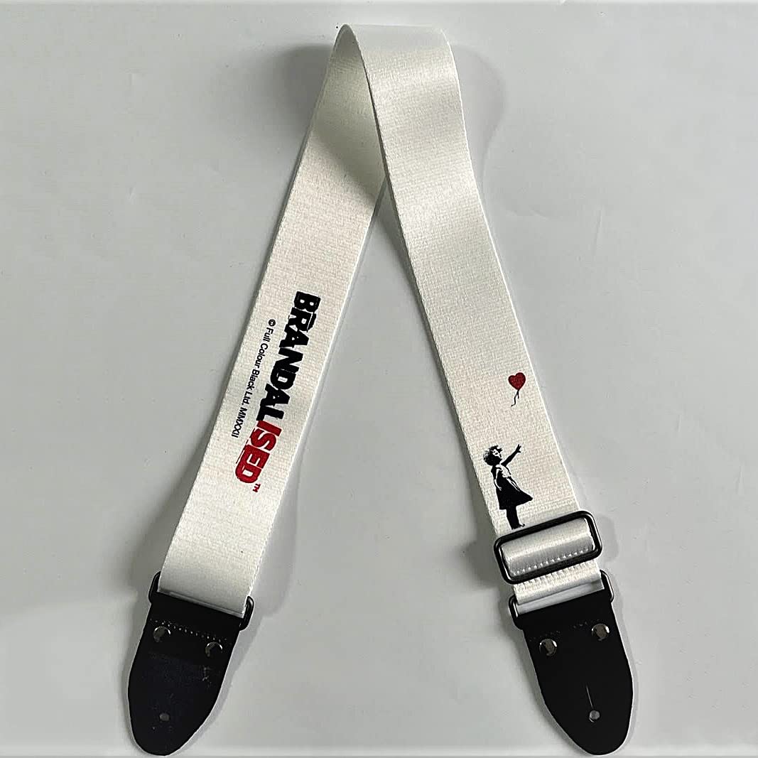 Amazon | BRANDALISED ST01BG-WH ギターストラップ Girl with
