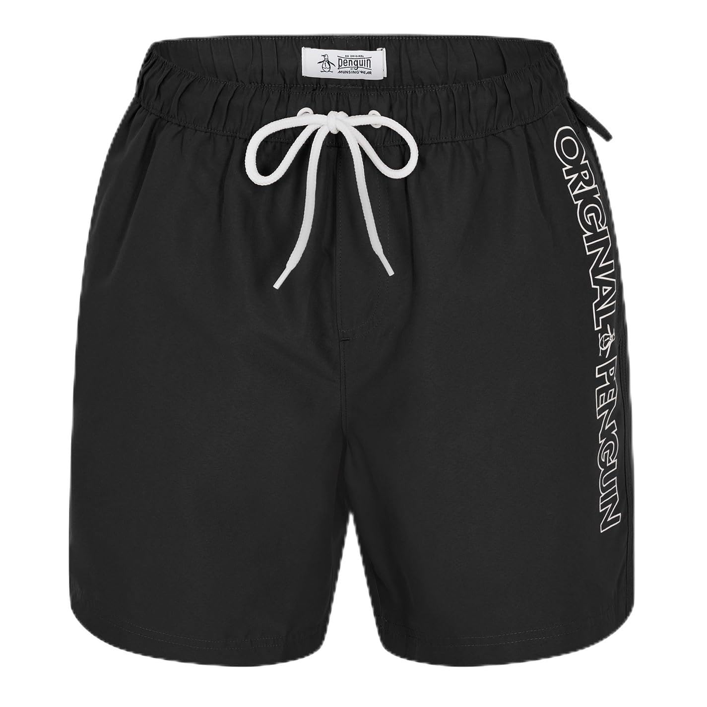 Original Penguin Men's Black Swim Shorts in Size XL, Sports Direct