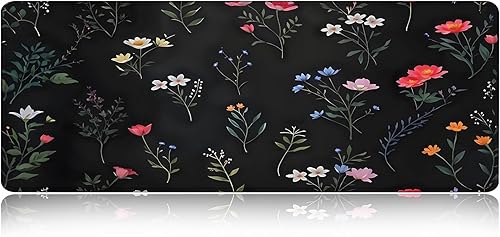 Miniatura 35 de Alfombrilla de mouse grande para juegos, diseño de bandera estadounidense de grano de madera, caza, ciervos, base de goma antideslizante, adecuada