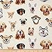 Elizabeth's Studio 0460636 Pet Selfies Dogs Fabric by The Yard, Cream