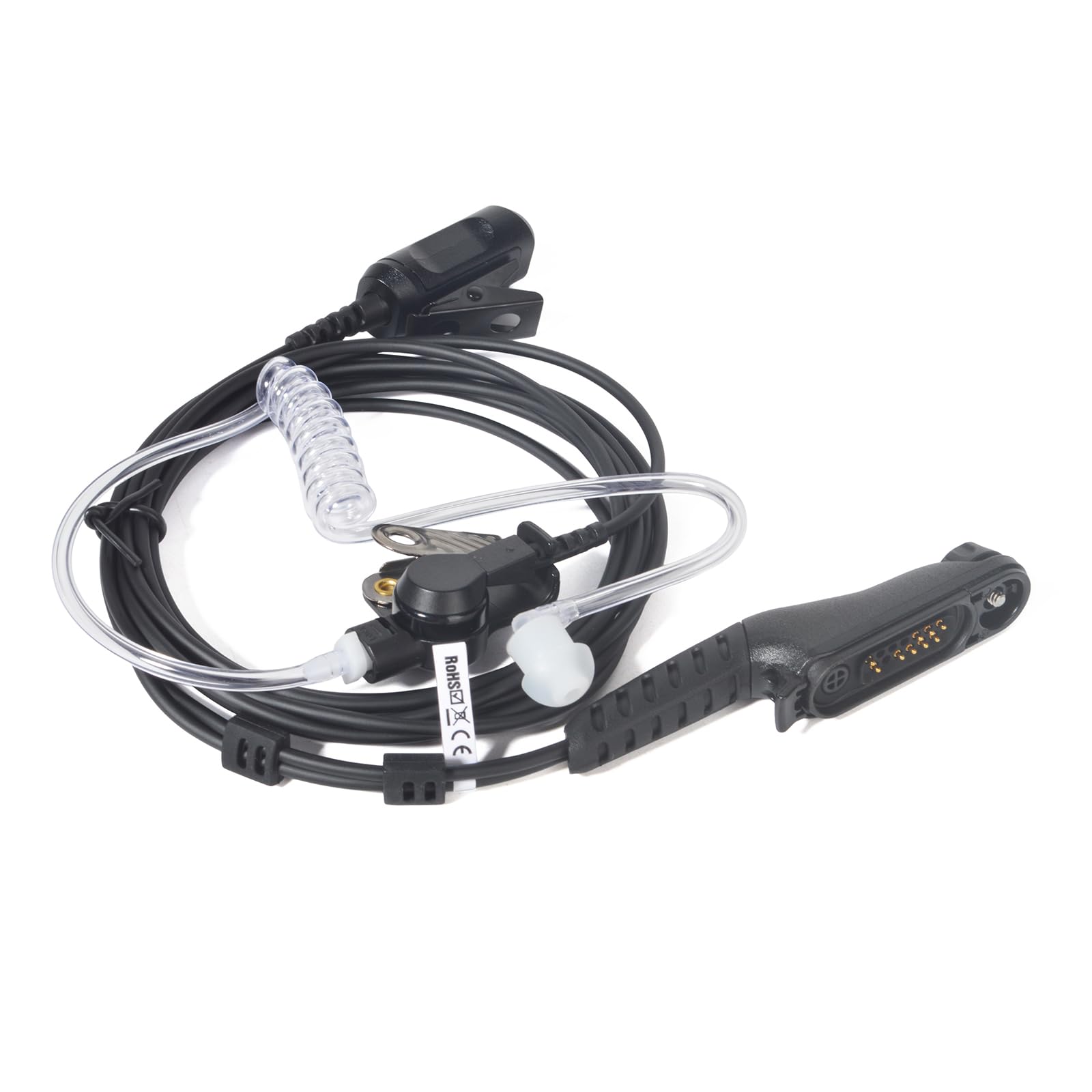 Walkie Talkie - Auricolare di sorveglianza per radio Motorola R7 MXP600 | Auricolare radio a tubo acustico con doppio design PTT
