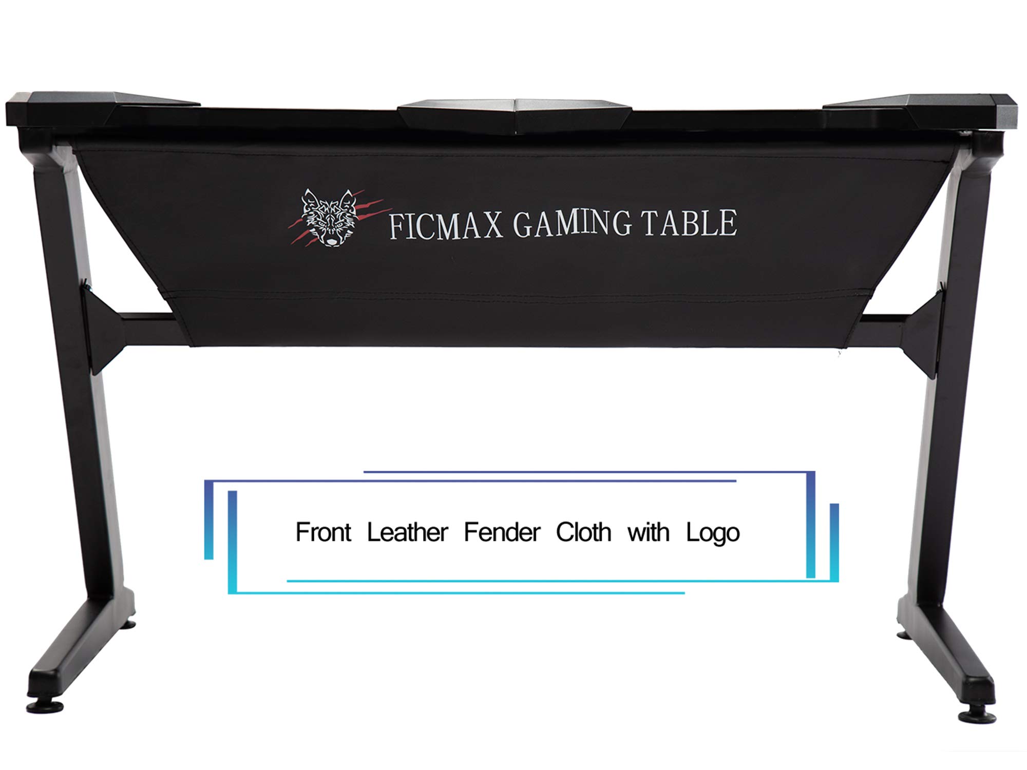 Buy Ficmax Gaming Desk Z Shape Gaming Computer Desk with LED Light Pro