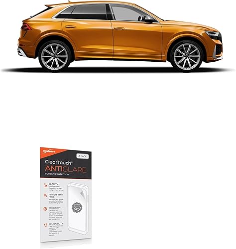BoxWave Screen Protector Compatible With Audi 2023 RS Q8 Display (8.6 in) - ClearTouch Anti-Glare (2-Pack), Anti-Fingerprint Matte Film Skin for