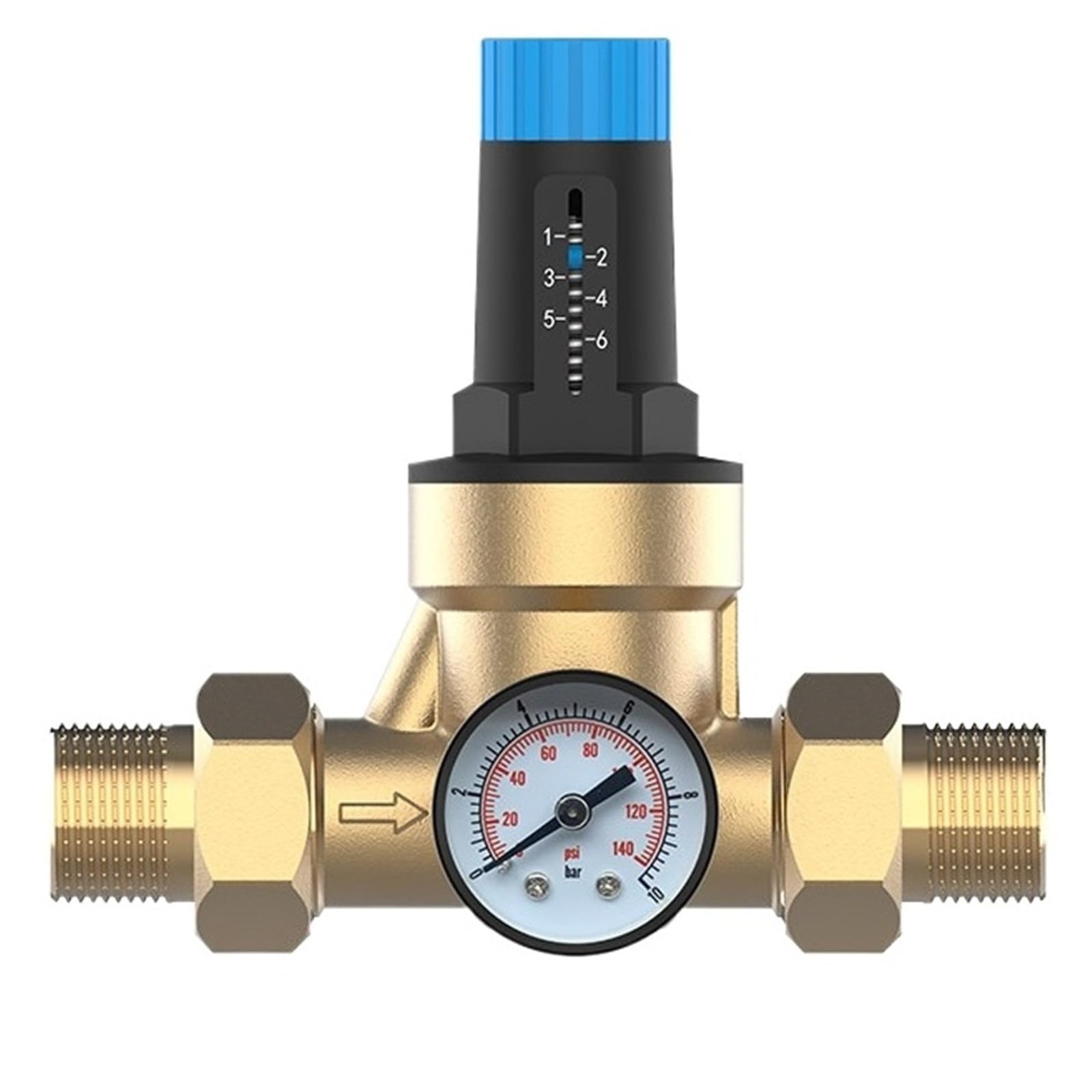 Tap Water Pressure Reducing Valve Rotary Two-Way Regulating RV(DN25)