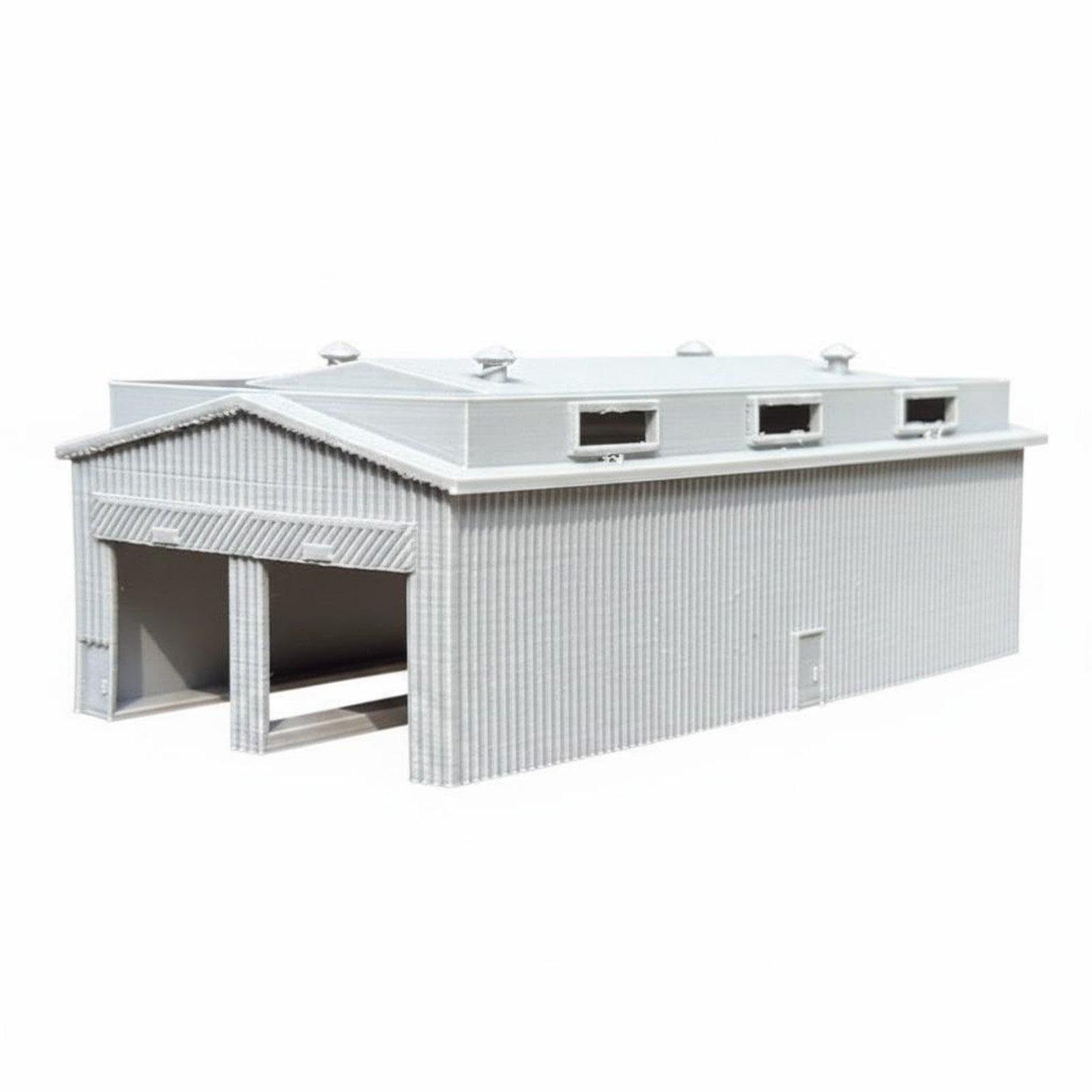 SECRET DESIRE 1/160 Railroad Shed DIY N Scale Train Depot Scenery Train Station Building Double Door-image-23