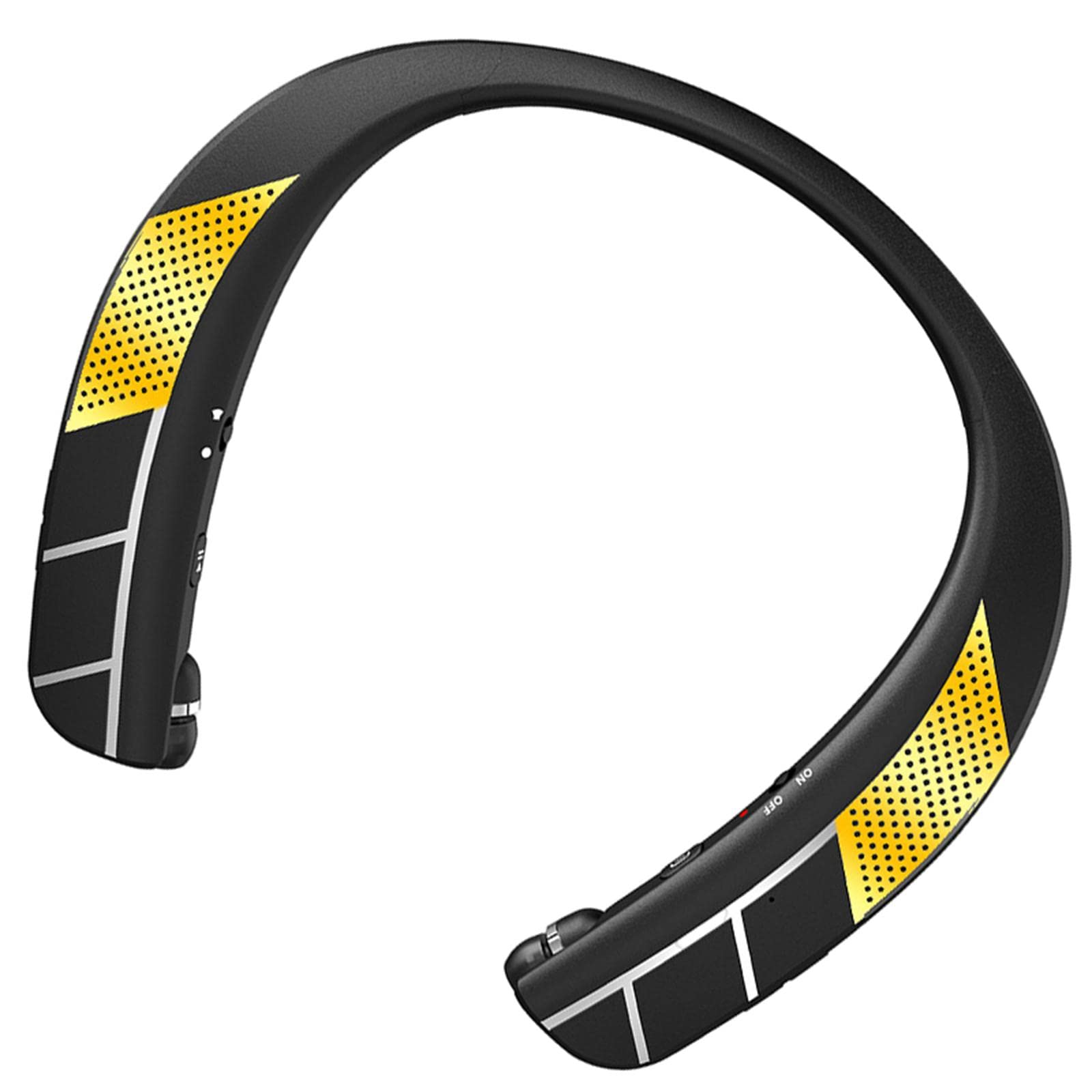 CLUB BOLLYWOOD Neckband Wireless Speaker Hd Low Latency W/Retractable Earbuds Portable Golden A | Consumer Electronics | Portable Audio & Headphones | Audio Docks & Mini Speakers