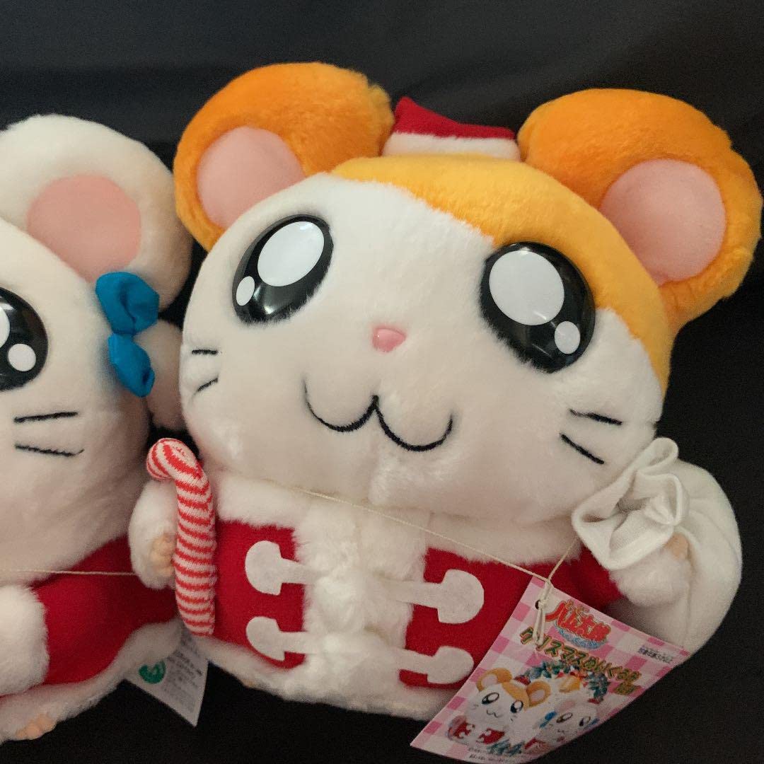 【お値下げ中】レトロ ハム太郎 ぬいぐるみ クリスマス サンタ マスコット お値下げ中】レトロ ハム太郎 ぬいぐるみ クリスマス サンタ
