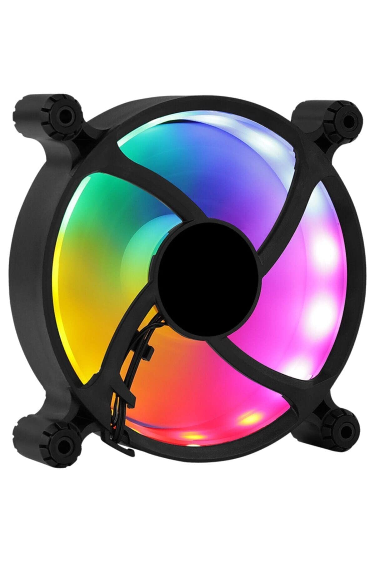 Aerocool SPECTRO12, Negro, 120 x 120 x 25 mm