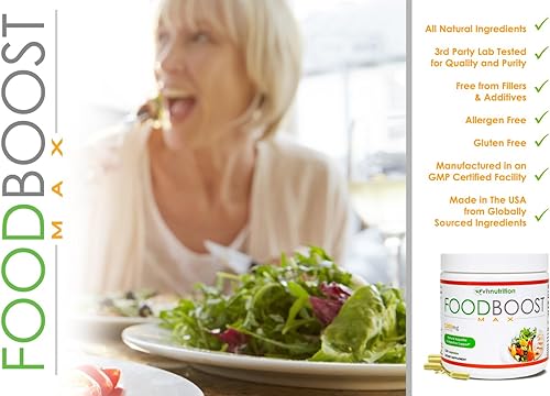 Miniatura 2 de VH Nutrition FoodBoost MAX 1300 mg Estimulante del apetito* Píldoras de aumento de peso* para hombres y mujeres Formulado con genciana, cúrcuma,