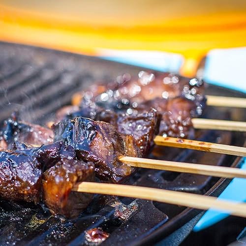 Miniatura 3 de Weber 6608 - Juego de 25 brochetas de bambú originales, color plateado