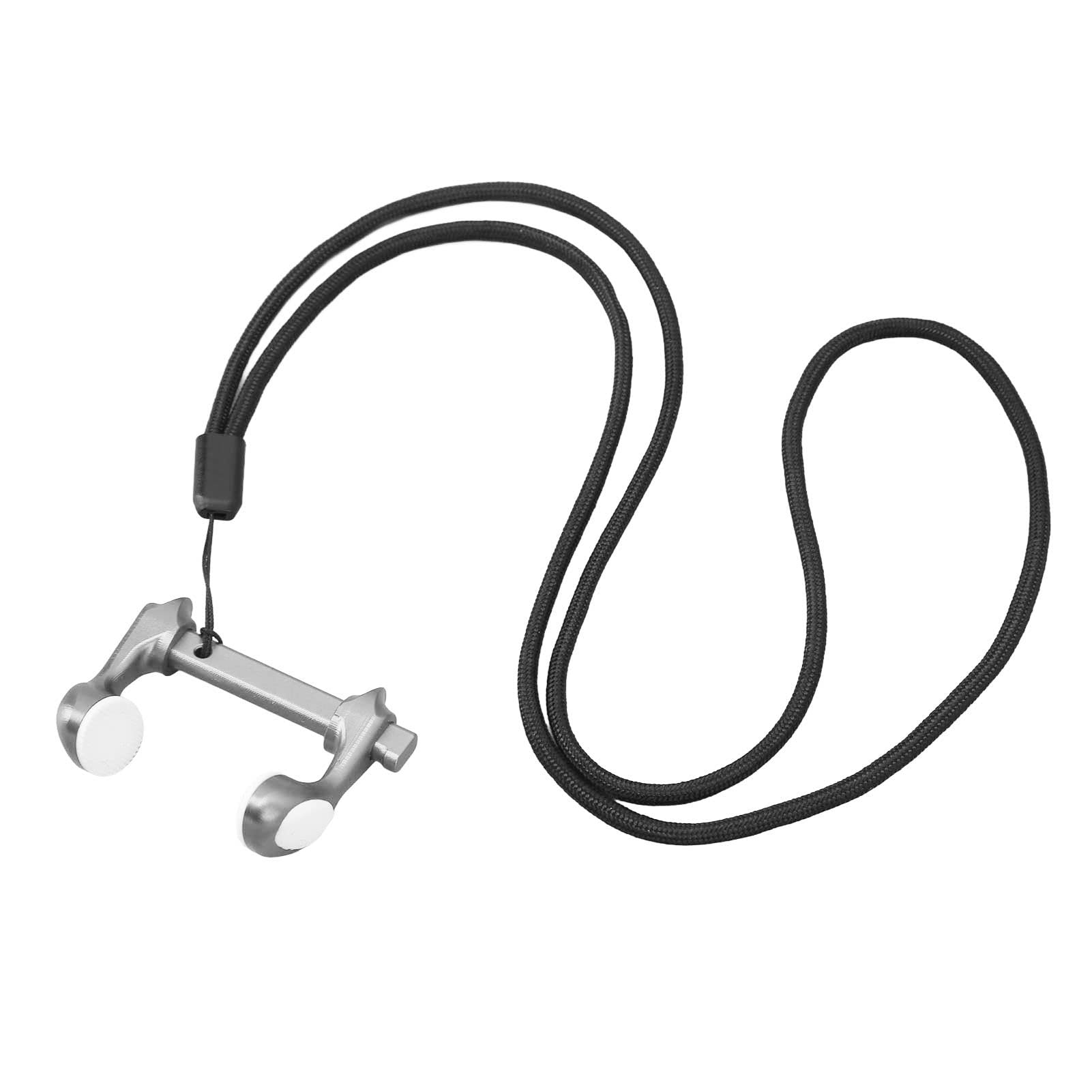 KANASI Clip para la Nariz de Buceo, tapón Nasal Ajustable de aleación de Aluminio con cordón para entusiastas de la natación, el esnórquel y el Buceo