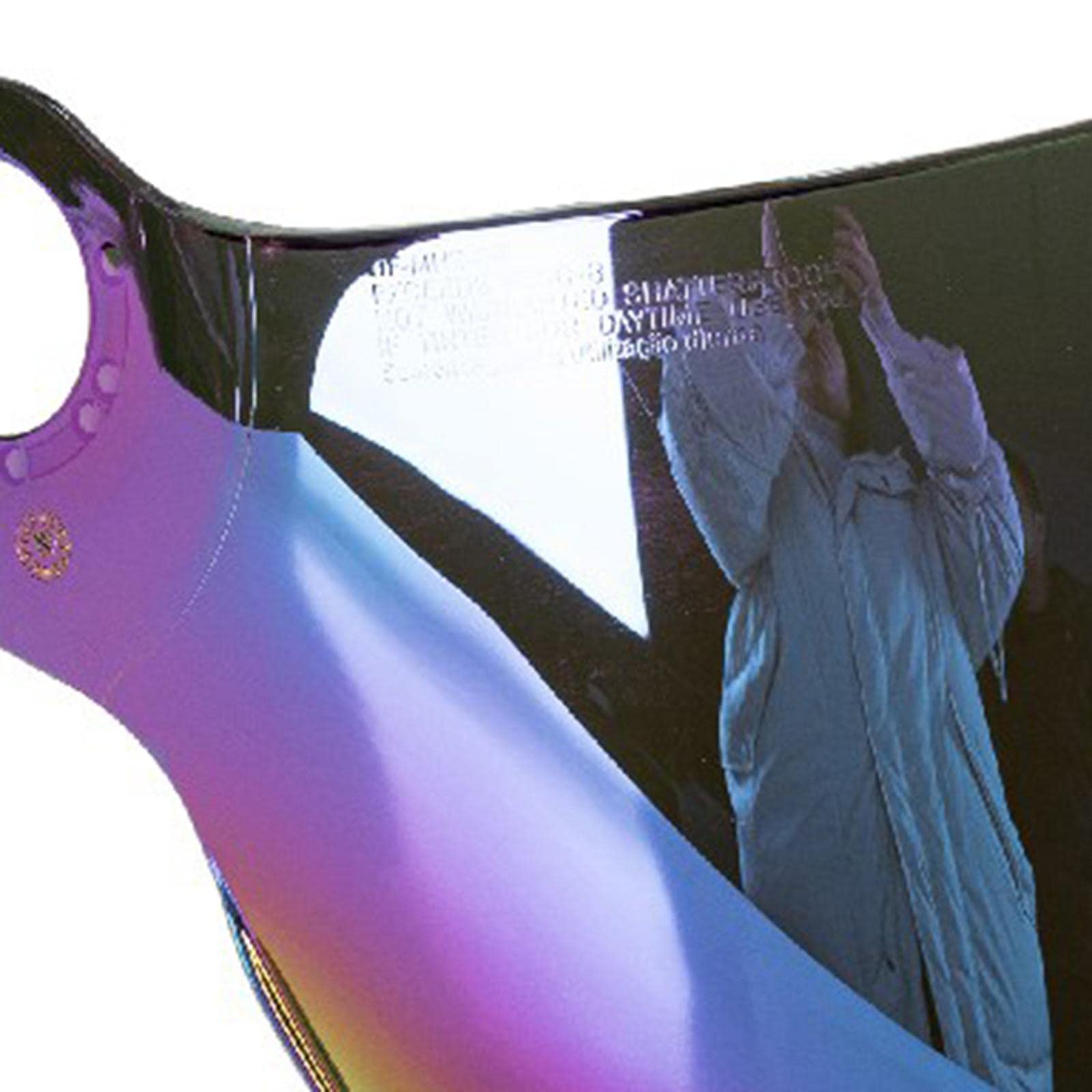 Baoblaze Visiera per Casco Lente per Parabrezza Apribile AntiGraffio Adatto Solo per Il Modello Ls2 Of562, Proteggere Gli Occhi E Il Viso Luce, Vento, Sabbia - Colorato