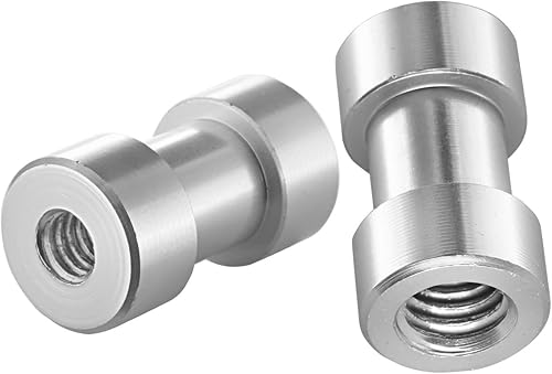 Miniatura 15 de NEEWER ST23 - Paquete de 3 adaptadores de rosca estándar de 1/4 a 3/8 pulgadas, adaptador de rosca para soporte de luz de estudio, adaptador