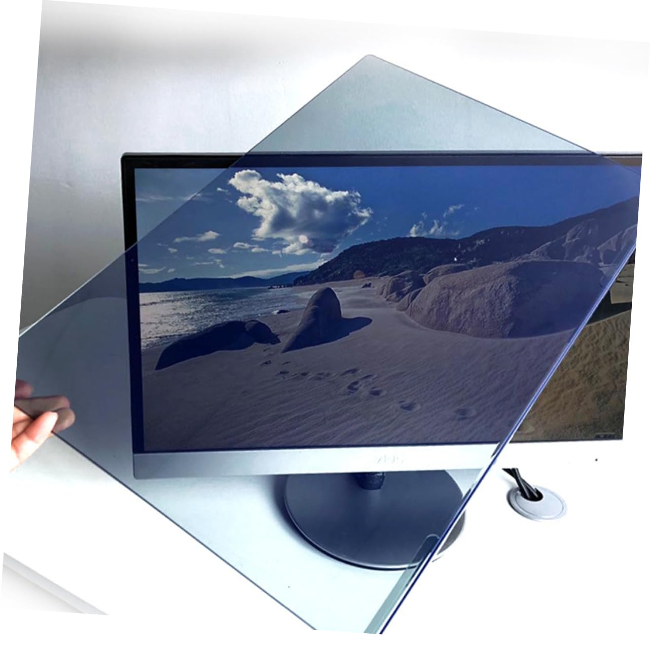 Artibetter Pellicola Protettiva Anti Luce Blu per Schermo Tv Trasparente | Tensen Nano-optical Giapponese, Facile da Installare, Anti-graffio, Protezione Occhi
