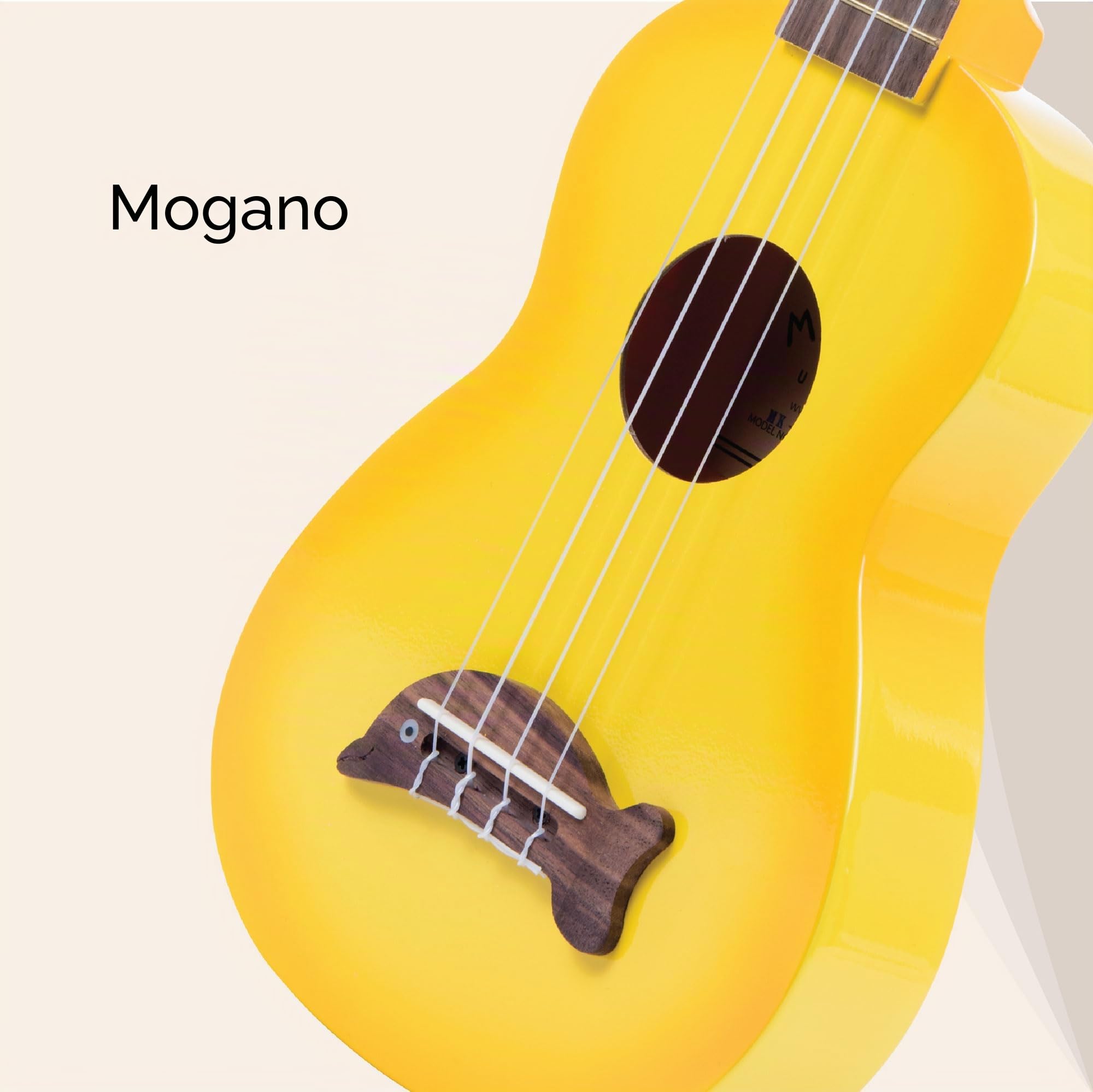 Kala - MK-SD/YLBURST - Ukulele Soprano Bambini Adulti e Principianti, Ukulele Scuola Media in ABS per Musicisti Esperti/Nuovi, Custodia Inclusa, Strumenti Musicali Bambini a Corda, Satinato colorato