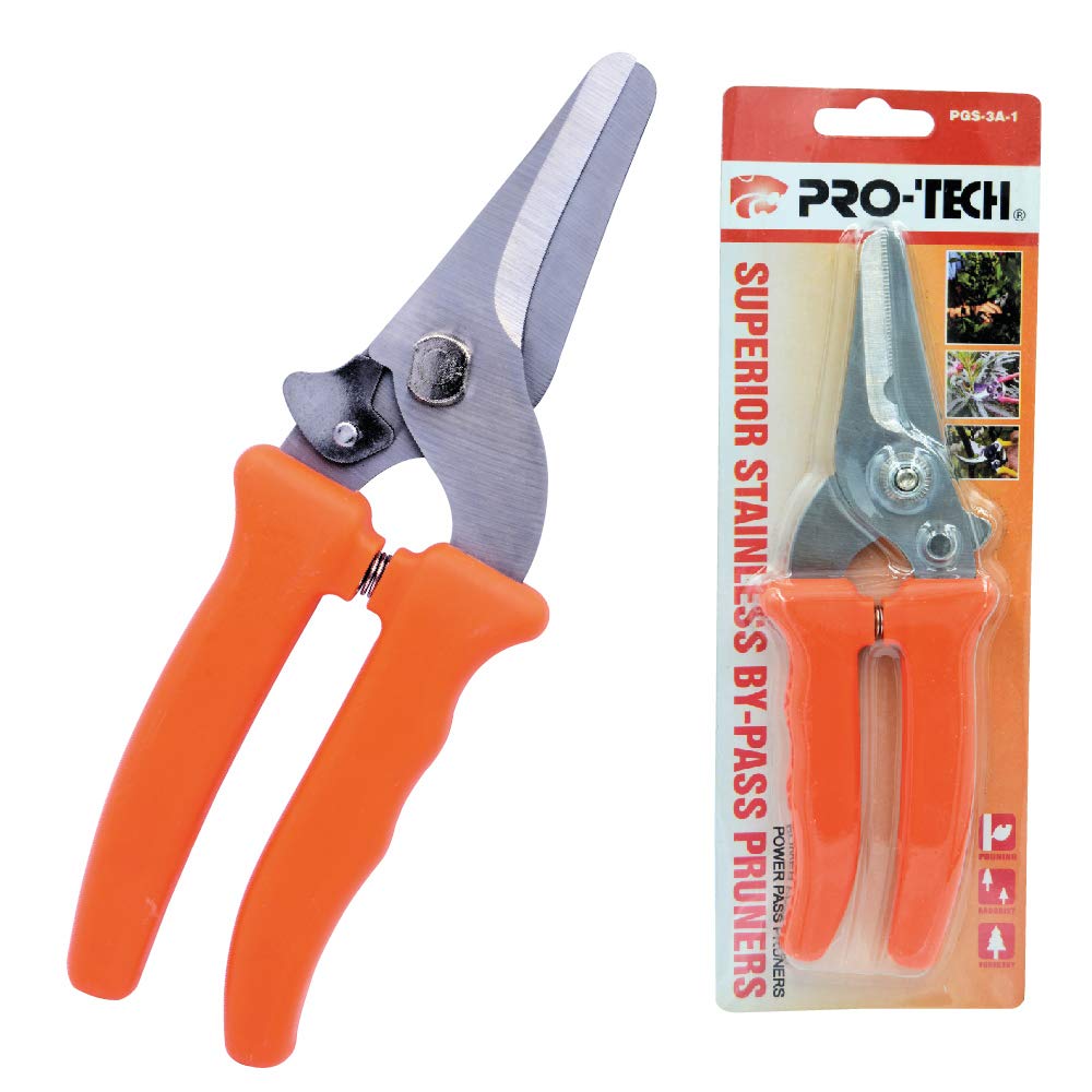 Pro-TechGARDEN SCOSSORS/HAND PRUNER - STRAIGHT JAW