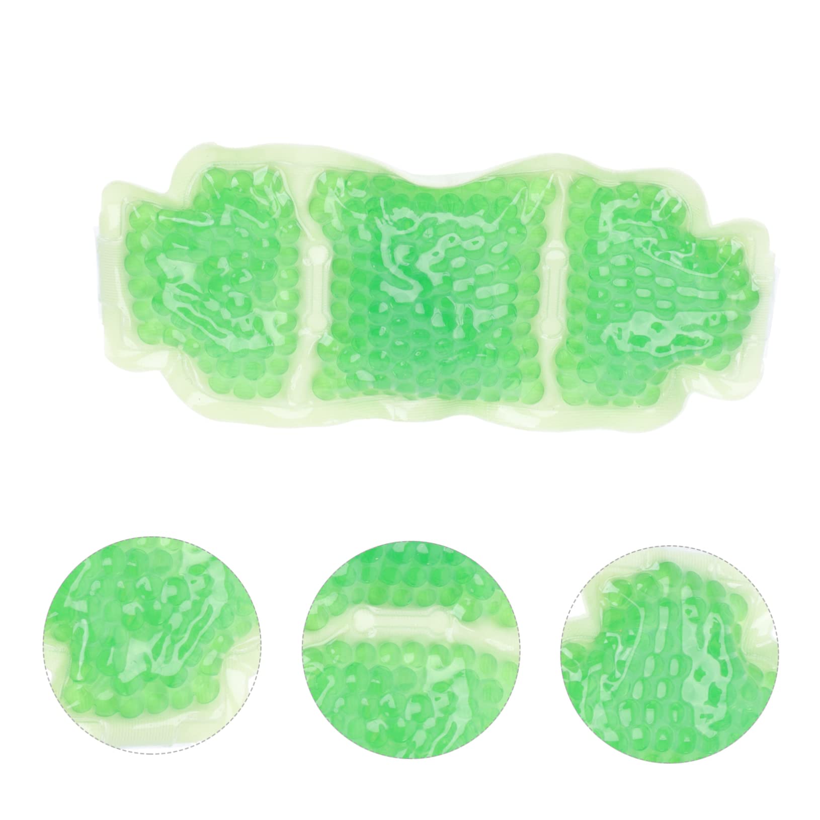FOMIYES 3 Pz impacco termico da polso Freddo gel da polso borsa del ghiaccio in gel borsa del ghiaccio con supporto per le borsa del ghiaccio per il supporto del polso pvc Green
