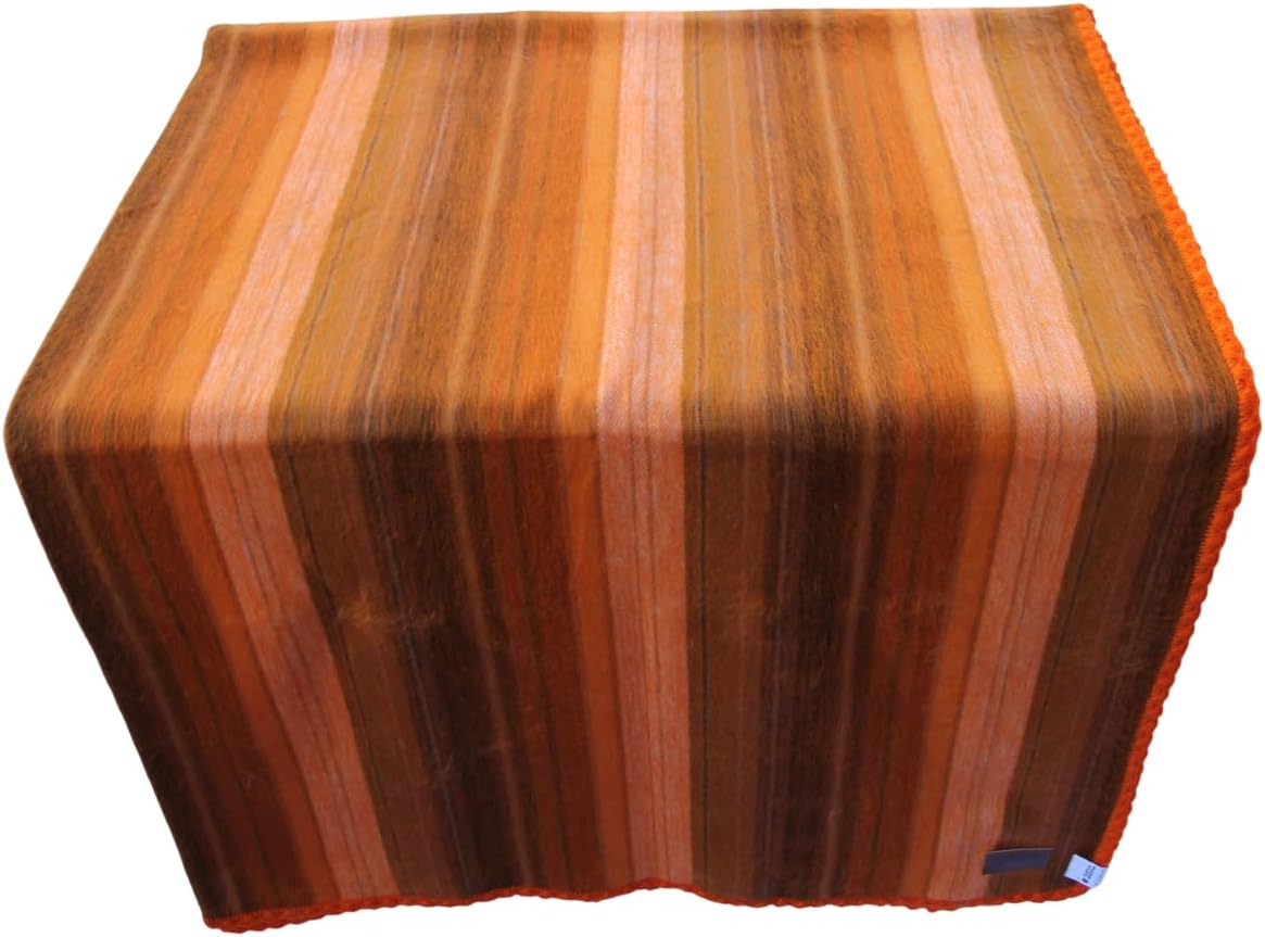 Alpaca Wool Blanket Throw - Beautiful & Warm, 80 x 60 inches, Ultra-Soft, Hypoallergenic and Breathable. (Orange) - Image 4