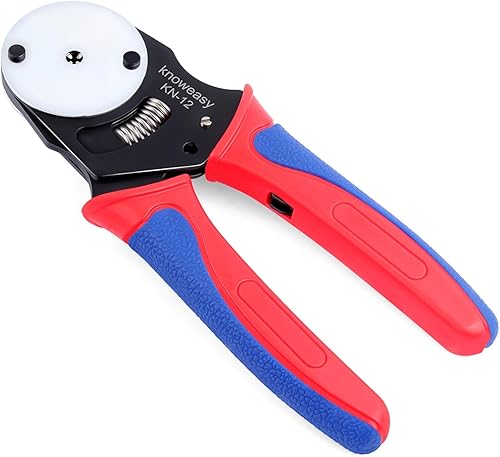 Herramienta de crimpado Deutsch, crimpadora de barril cerrado knoweasy KN-12 sangría de 4 vías, herramienta de prensado de conector de 8 impresiones