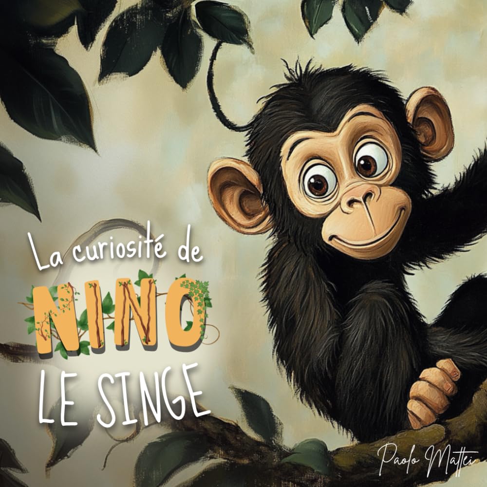 La curiosité de Nino le singe. (Livres enfants 3-5 ans)