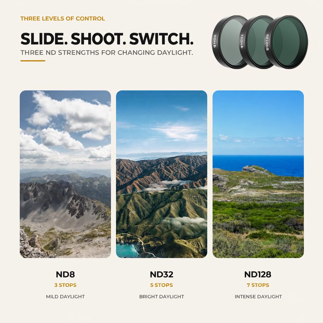 Freewell 0,75x Weitwinkelobjektiv & ND-Filter-Set für Insta360 Luna Ultra