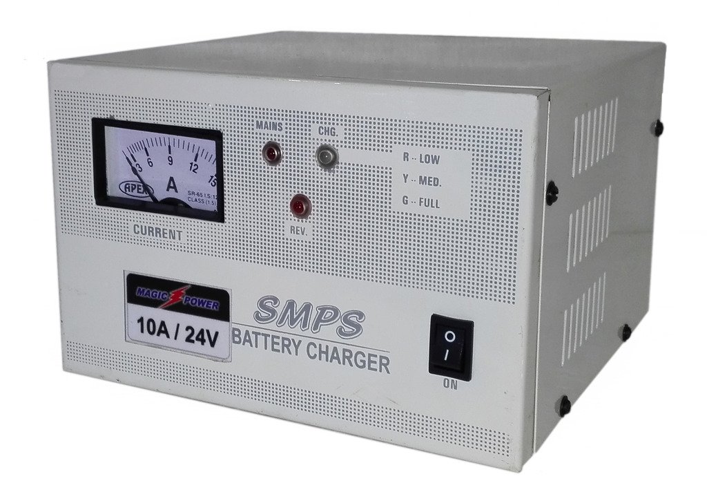 24Volts 10Ampere SMPS Alkaline/Lead Acid Battery Charger Automoblie/Inverter Battery