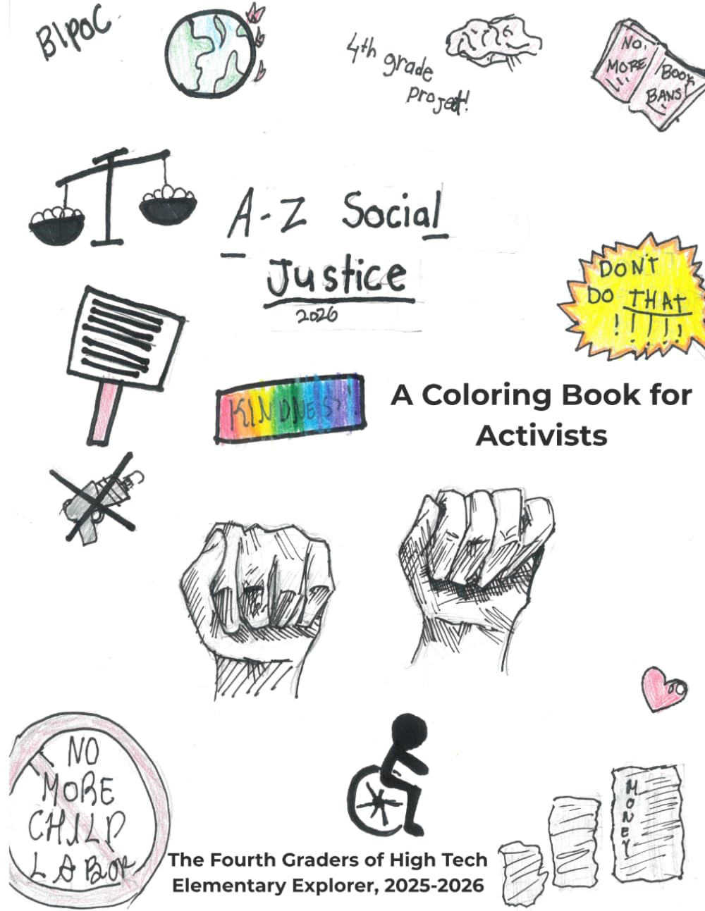 A to Z of Social Justice: A Coloring Book for Activists
