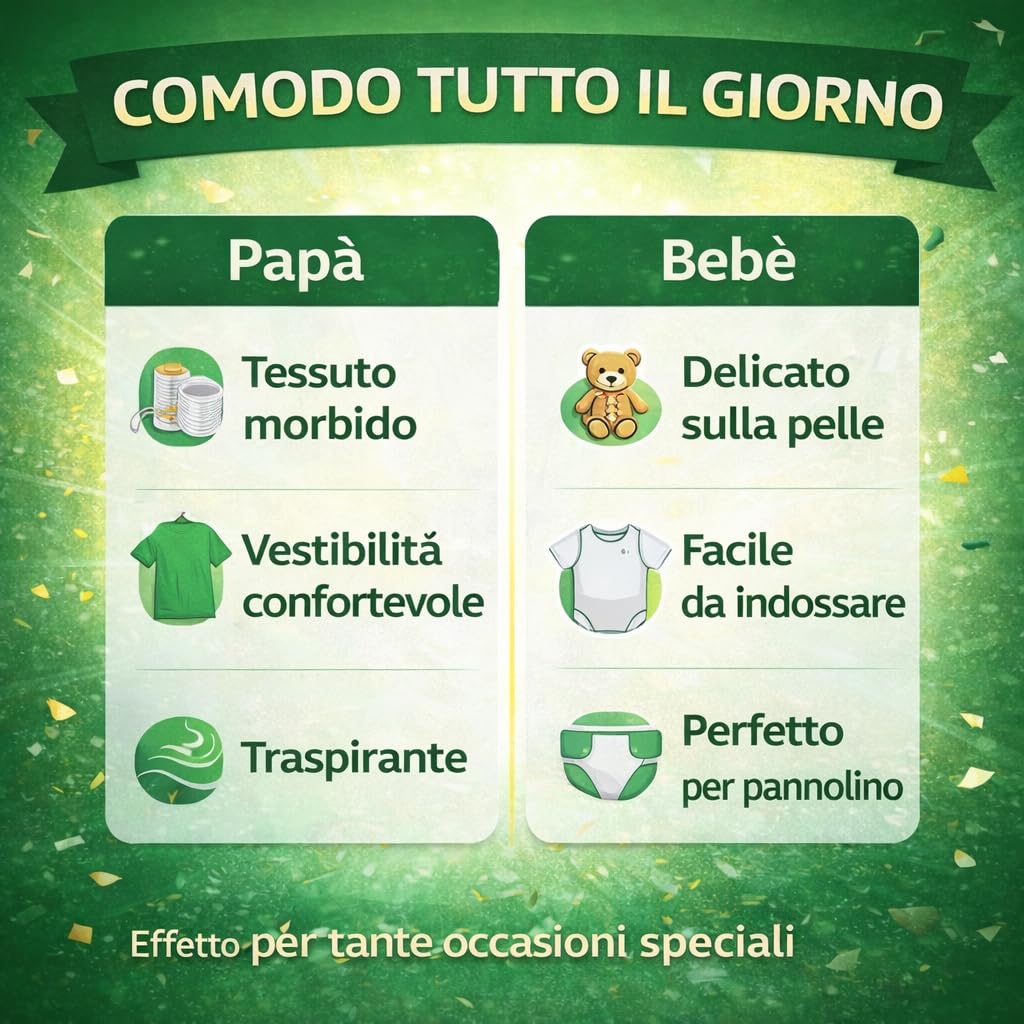 Colorfamily Coppia T-Shirt papà e Body Neonato Personalizzabile Padre Figlio A Tutta & Latte SoundsGood - Idea Regalo Bodino Divertente per Uso diurno