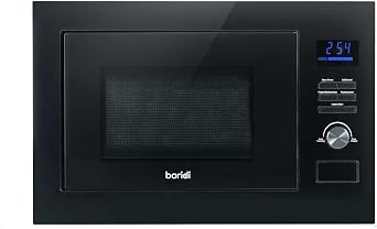 Baridi 25L Integrated Microwave Oven with Grill, 900W, Sensor Touch Controls, Black - DH198