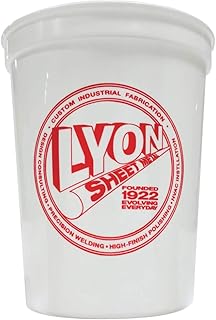 16oz Custom Plastic Stadium Cup (White, 100)