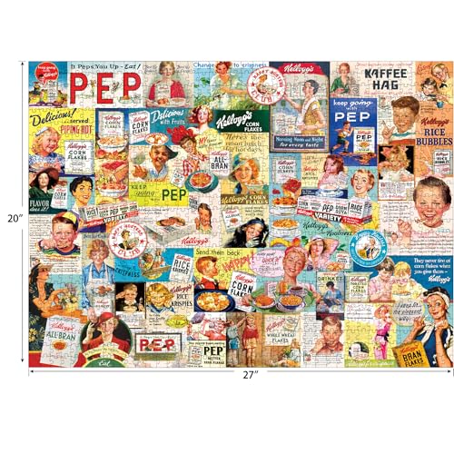 RoseArt - Kellogg's - Cereal Ads - 1000 Piece Jigsaw Puzzles for Adults - image 6