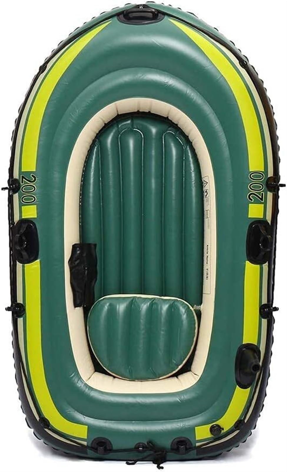 Kayak Inflable Doble Bote de plástico Kayak Bote de Pesca Bote Inflable Bote de Goma Espesado 188X108cm