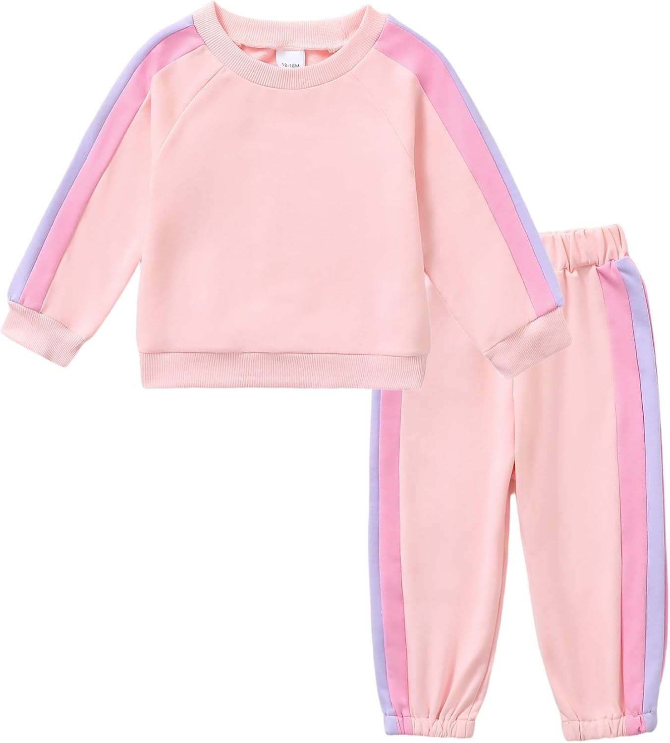 Mikrdoo Toddler Girl Clothes Fall Winter Outfits for Girls Sweatsuit 12M-5T