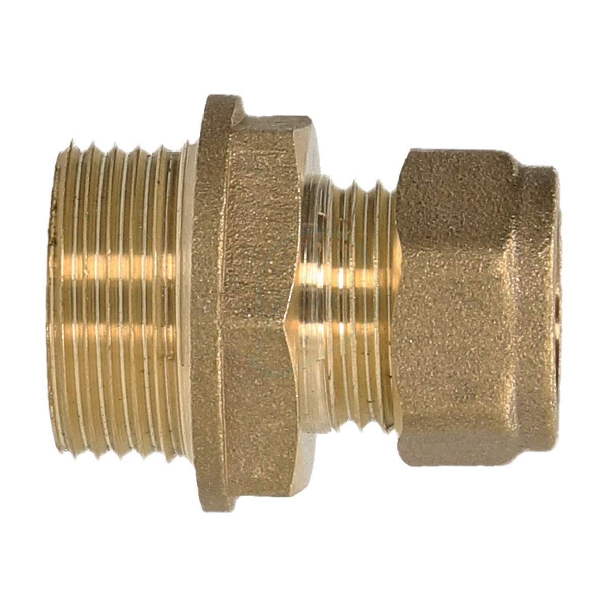 Primaflow Prima Plus Compression Adaptor 22mm X 1" Male (Pack Of 10) from B&Q